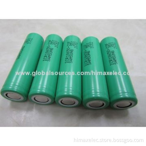 cylindrical rechargeable battery li-ion icr18650 3.7v 2200